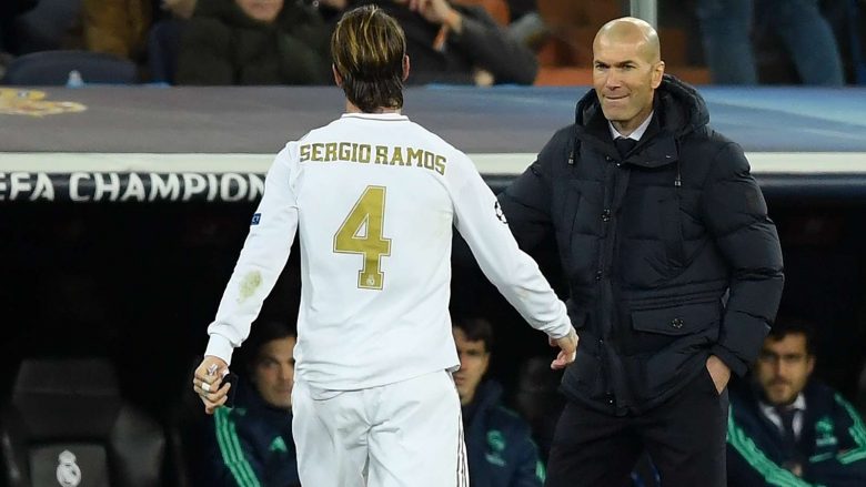 Zidane dëshiron që Sergio Ramos të pensionohet te Real Madridi