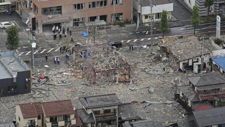 Shpërthim i fuqishëm në një restorant në Japoni, si pasojë e rrjedhjes së gazit janë lënduar 17 persona – raportohet për një të vdekur