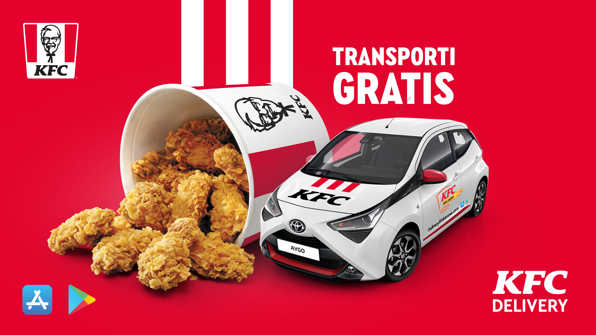 KFC Kosova me ‘delivery’ falas në këto qytete!