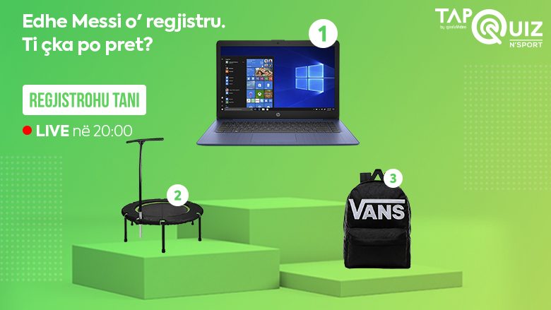 Fito laptop e argëtohu me “Tap n’Sport” – kuizin kushtuar sportit