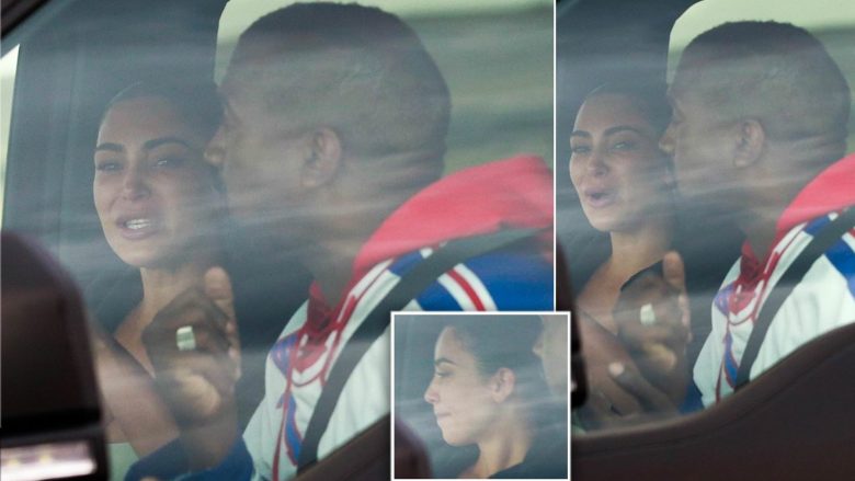 Kim Kardashian shpërthen në lot gjatë takimit me Kanye West, sqarohen për veprimet dhe deklaratat e fundit të reperit