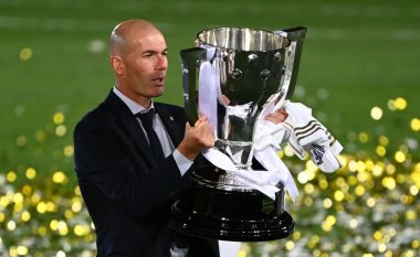 Një trofe në çdo 19 ndeshje - Zidane futet në mesin e legjendave të Real Madridit edhe si trajner
