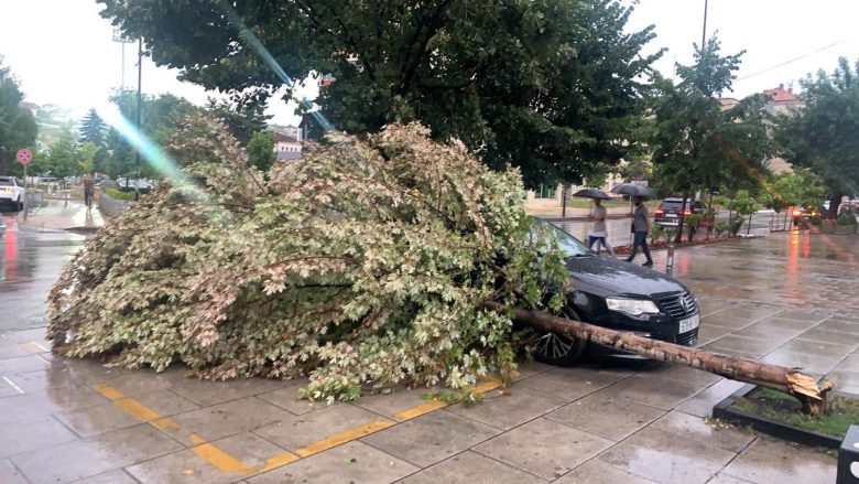Erëra të forta me shi shkaktojnë dëme në Prishtinë, flet Shpend Ahmeti