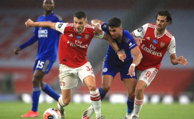 Arsenal 1-1 Leicester: Notat e Xhakës, Mustafit dhe të tjerëve
