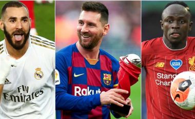 Messi, Ronaldo, Benzema: Kush e ka fituar më së shumti çmimin ‘lojtari i ndeshjes’ brenda këtij sezoni në top pesë ligat evropiane?