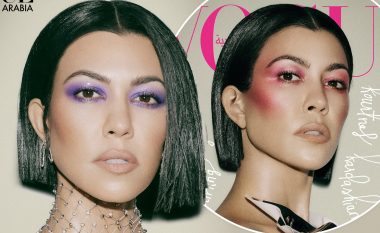 Kourtney Kardashian debuton me modelin e flokëve ‘bob’ në revistën Vogue të Arabisë