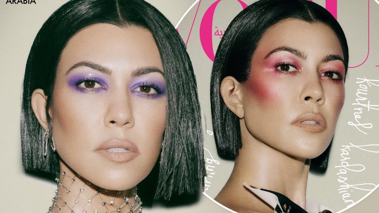 Kourtney Kardashian debuton me modelin e flokëve ‘bob’ në revistën Vogue të Arabisë