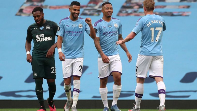 Man City hyn në histori të Ligës Premier pas fitores ndaj Newcastle