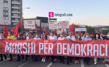 ASH dhe Alternativa marshuan për zgjedhje demokratike dhe korrekte në Maqedoni