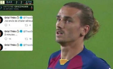 Vëllai i Antoine Griezmann, Theo i shlyen postimet në Twitter në inkuadrimin e vonshëm të sulmuesit në derbin ndaj Atleticos