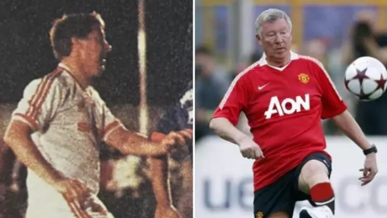 Të kujtojmë kohën kur Sir Alex Ferguson luante ndeshjen e vetme si futbollist me fanellën e Manchester United