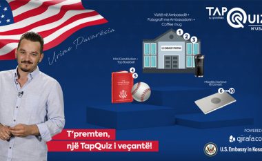 Gjirafa, Inc dhe Ambasada Amerikane sjellin Tap n’USA: Kuiz për Ditën e Pavarësisë së Amerikës