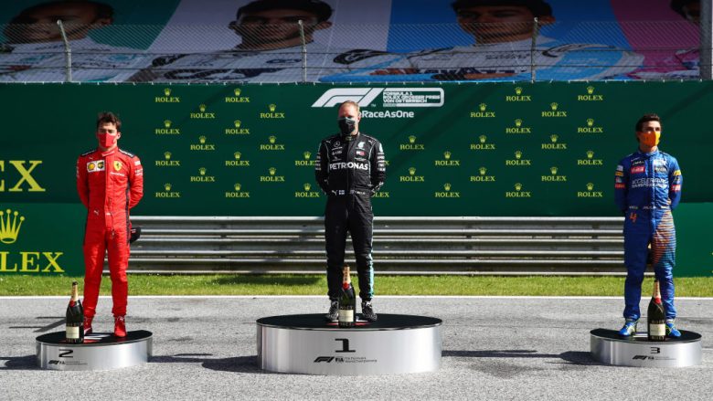 Bottas fiton garën e Australisë, Hamilton nuk ngjitet në podium për shkak të dënimit