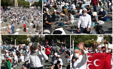 Pas 86 viteve Aja Sofia hapet për faljen e xhumasë, 20 mijë policë po kujdesen që gjithçka të rrjedh pa probleme – merr pjesë edhe Erdogan