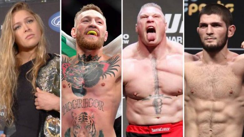 Top 30 yjet që kanë fituar më së shumti në histori të UFC-s