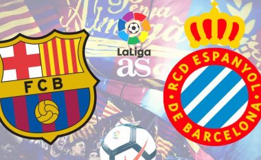Barcelona – Espanyol, formacionet zyrtare të derbit katalunas