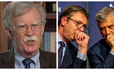 Bolton tha se shkëmbimi i territoreve është diskutuar, Thaçi e Vuçiq heshtin