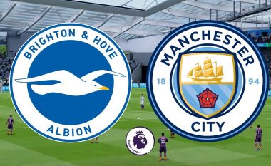 Man City kërkon fitoren e radhës ndaj Brightonit, formacionet zyrtare