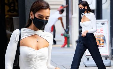 Dua Lipa rikthehet sërish në brune, duket elegante dhe shik rrugëve të New Yorkut