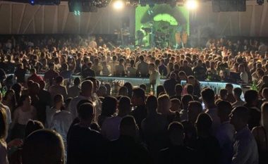 Qindra persona pa maskë në festë në një klub nate në Strumicë