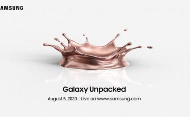 Samsung lanson më 5 gusht, Note 20 dhe Galaxy Fold 2