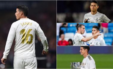 Milioneri James Rodriguez që merr para duke qëndruar në stol – çdo minutë i tij në fushë i kushtoi Real Madridit afër 20 mijë euro