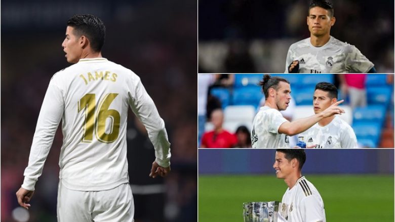 Milioneri James Rodriguez që merr para duke qëndruar në stol – çdo minutë i tij në fushë i kushtoi Real Madridit afër 20 mijë euro