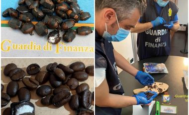 Policia italiane gjen kokainë brenda kokrrave të kafesë, publikohen pamjet kur ato hapen dhe nxirret “pluhuri i bardhë”