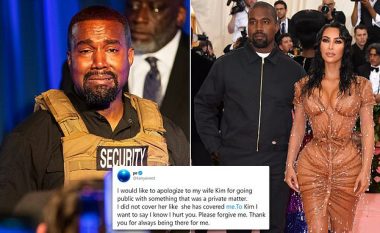 Kanye West i kërkon falje publike gruas së tij Kim Kardashian, për deklarata dhe akuzat e forta gjatë kësaj jave