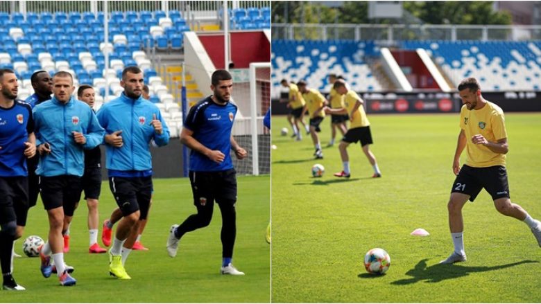 Prishtina dhe Ballkani mbyllin përgatitjet e fundit në ‘Fadil Vokrri’ para finales në Kupën e Kosovës