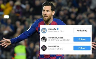 Messi ‘mesazh’ Manchester Cityt, fillon ta ndjek klubin anglez në Insagram