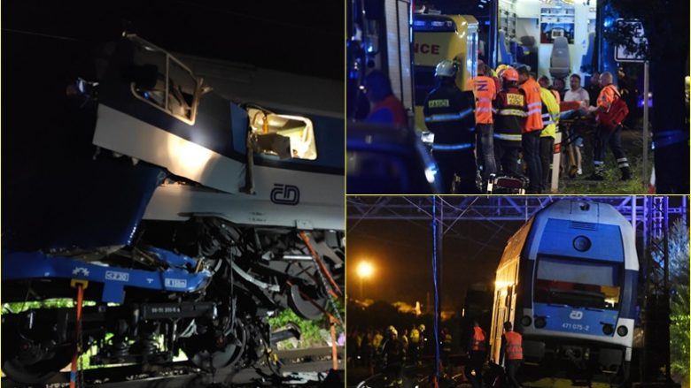Deri në 60 të lënduar pasi dy trena janë përplasur afër kryeqytetit të Çekisë