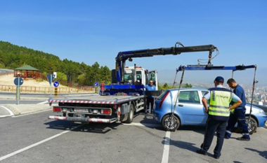 Shkup: Për një javë janë ngritur 152 makina të parkuara në mënyrë të parregullt