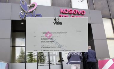 Letra e dorëheqjes së bordit të Telekomit të Kosovës (Dokument)