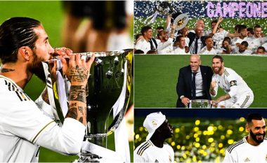 Festa e Real Madridit me trofeun e fituar
