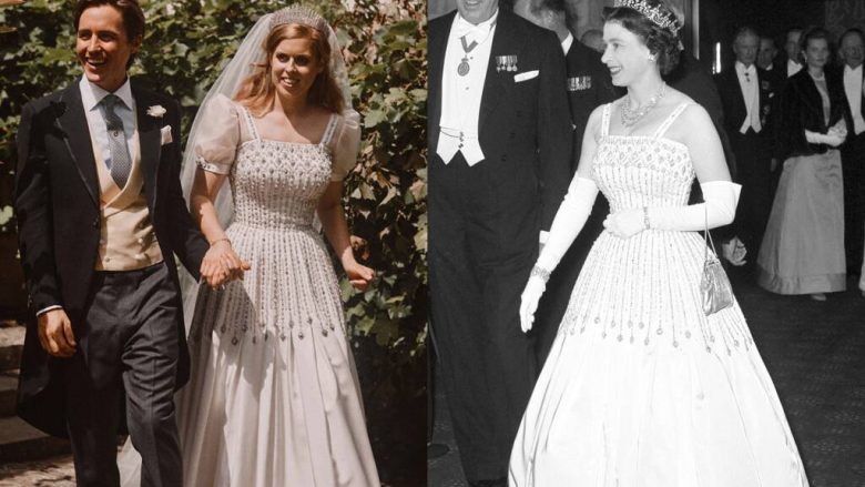 Princesha Beatrice veshi fustanin dhe kurorën e mbretëreshës në ditën e martesës