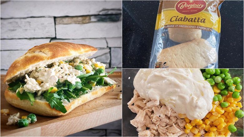 Sandviç me bukë Ciabatta – pak përbërës e shumë shije!