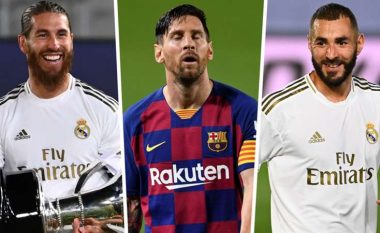 Messi, Ramos dhe Benzema në formacionin e më të mirëve për edicionin 2019/20 në La Liga