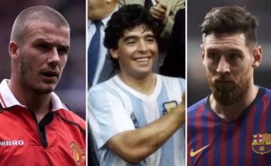 Tifozët renditin 10 lojtarët më të mirë të të gjitha kohërave – Messi i dyti, Ronaldo i katërti