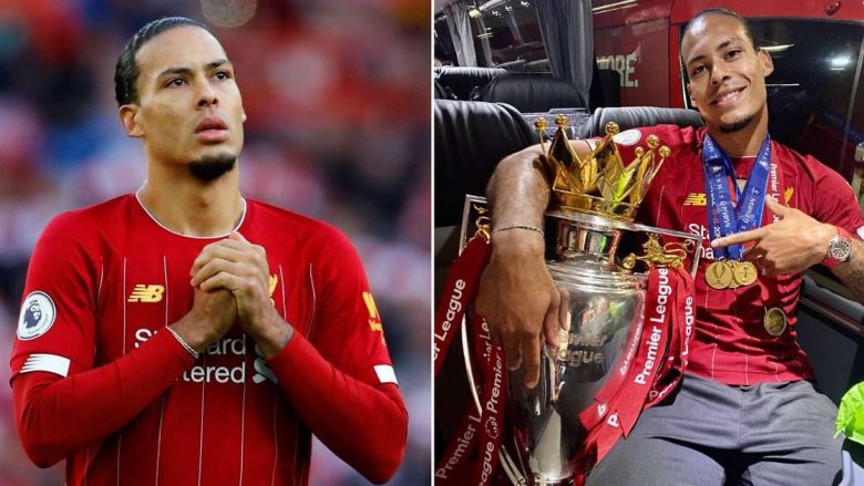 Virgil van Dijk poston një mesazh frymëzues për tifozët pas fitimit të titullit në Ligën Premier