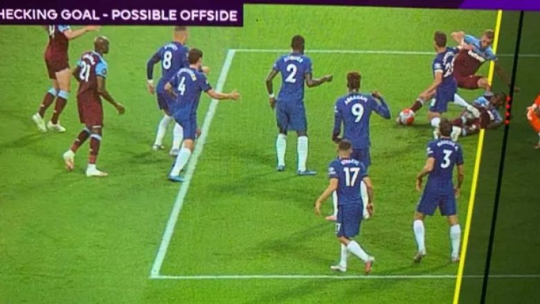 VAR-i anuloi në mënyrë kontroverse golin e West Hamit ndaj Chelseat, tifozët befasohen nga vendimi