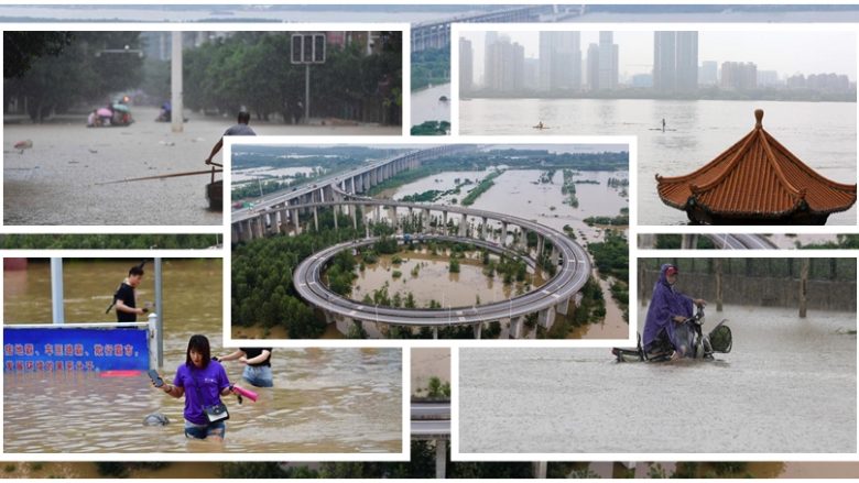 Wuhani në ujë, rrezikohet jeta e 34 milionë kinezëve – reshjet e mëdha të shiut ia marrin jetën 141 personave