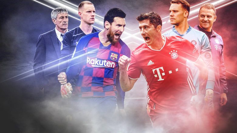 Barcelona – Bayern Munich, formacionet zyrtare të super ndeshjes çerekfinale në Ligën e Kampionëve