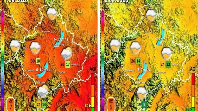 ​Moti në javën e parë të shtatorit