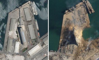 Para dhe pas, imazhet satelitore tregojnë dëmet e shkaktuara nga shpërthimi në Bejrut