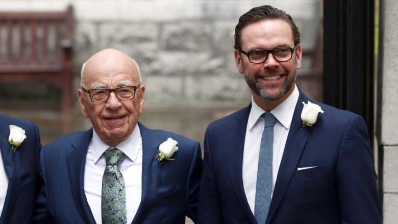 Babai mbështet Trumpin, biri rivalin, Biden: Rupert dhe James Murdoch ndajnë rrugët në jetë