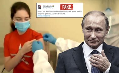 Videoja e 'vajzës' së Putinit duke marrë vaksinën kundër COVID-19 del të jetë mashtrim, është realizuar para disa muajsh