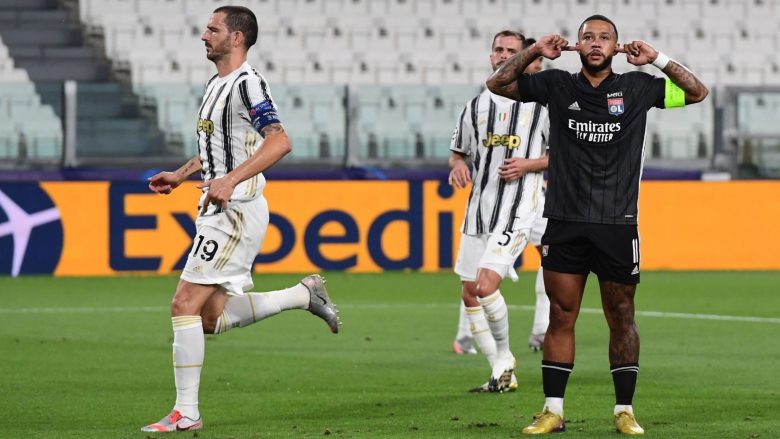 Juventusi befasohet, Depay kalon Lyonin në epërsi me një gol në stilin ‘panenka’