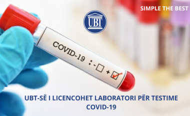 UBT-së i licencohet laboratori për testime COVID-19