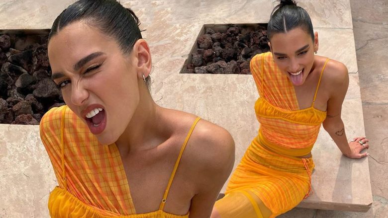 Dua Lipa rrëmben vëmendje me veshjen tërheqëse për ditëlindjen e 25-të